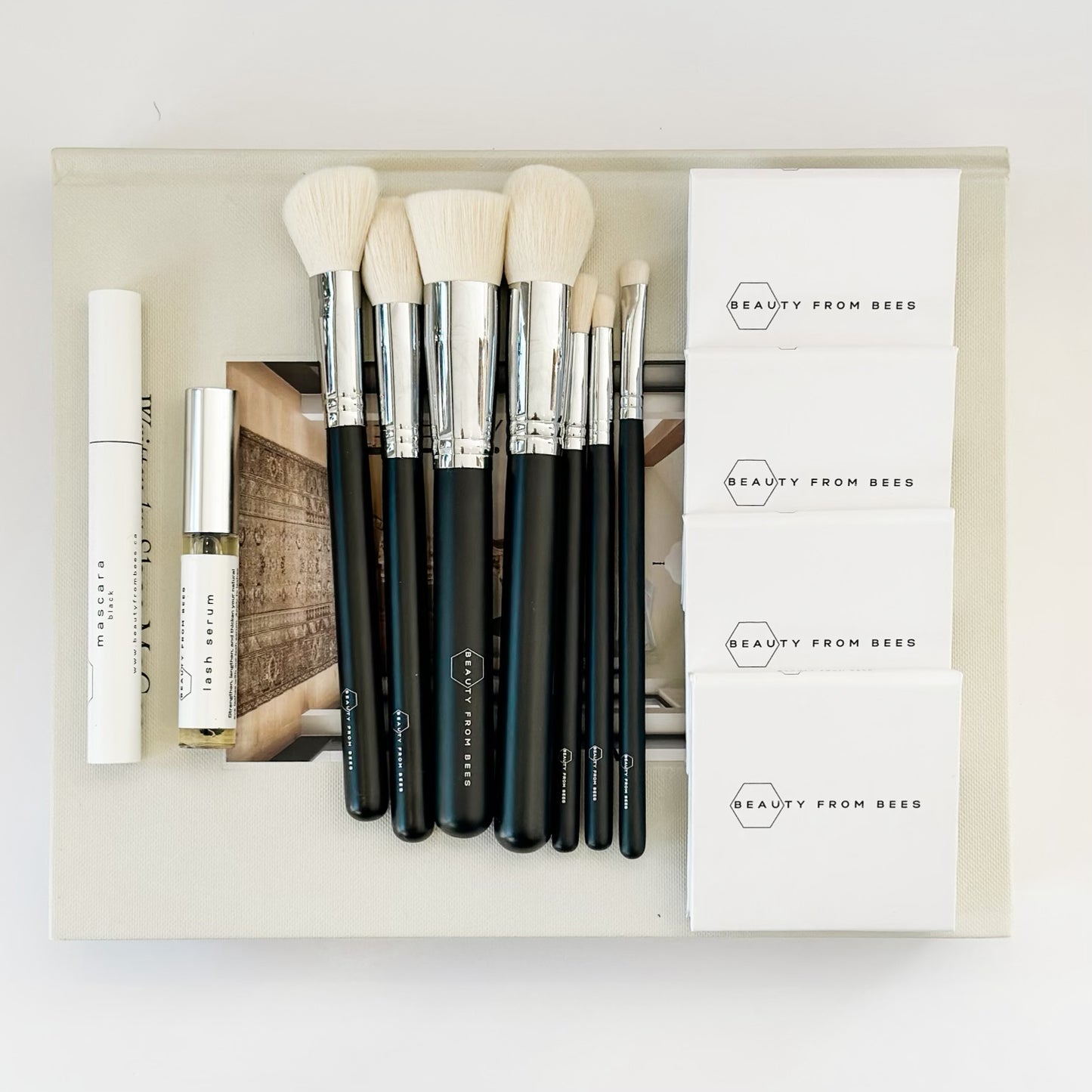 7-Piece Makeup Brush Roll